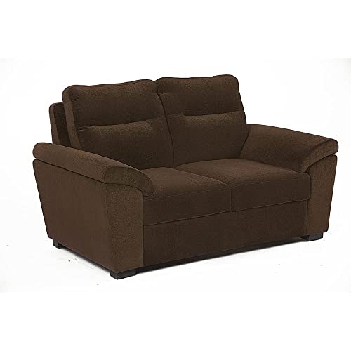 Image of Wakefit Sofa Set | 3 Year Warranty | Sofa 4 Seater, 4 Seater Sofa for Living Room, Wooden Sofa Set, Sofa Set 2+1+1 Seater - Lounger(Malphino : Dark Earth)