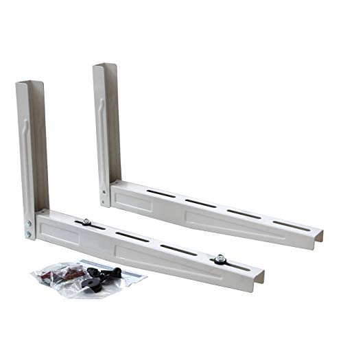 La Ventilazione EPSS520 Support mural universel pour unité extérieure, climatiseur 520 x 400 mm, blanc