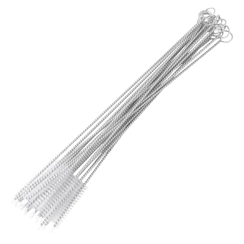 Image of fosa Bottle Cleaning Brush Set,20pcs Cleaning Brushes,Baby Milk Feeding Bottle Stainless Steel Cup Straw Wash Brush Cleaner