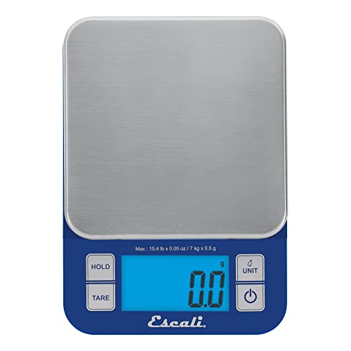 Escali Nutro Digital, Blue Kitchen Scale, Standard