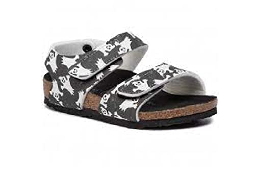 Birkenstock Palu Kids, BFDD Night Glow Ghost Black, 8-8.5 Little Kid