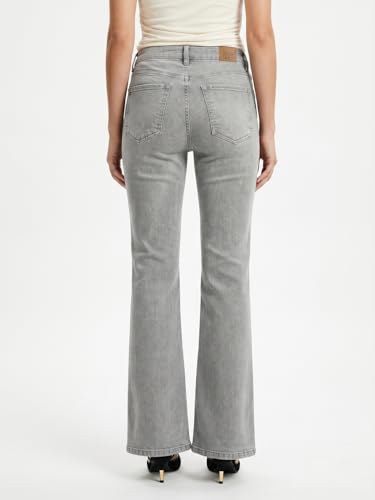 Image of Urbano Fashion Women's Mid Rise Bootcut Washed Jeans Stretchable