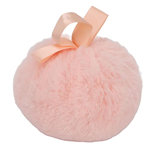 Large Powder Puff, Soft Makeup Puff Ball Round Body Powder Pufff with Ribbon Handle for Face and Body Makeup