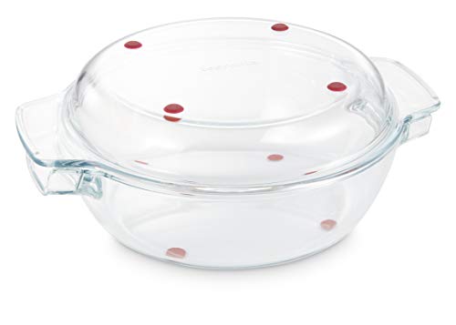 Tescoma GrandChef 32 cm Round Glass Roaster with Lid