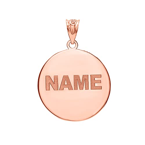 10K or 14K Yellow, White, or Rose Gold Personalized Name Yin Yang Tai Chi Cute Puppy Paw Print Charm Pendant - Choice of Metal Color2