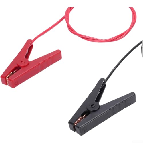 Varilla de tierra eléctrica alimentada por energía solar con cable de carga de clip de cocodrilo para uso con cargadores solares de vallas, cargadores de valla eléctrica y conexión a tierra de antena