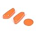 TOYCIDFG Car Seat Button Switch Cover Trim for Ford Maverick 2022-2025, Car Interior Decoration Accessories 3PCS (Orange)
