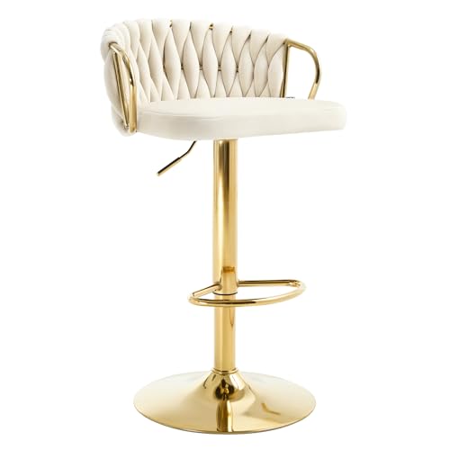 WOLTU Barhocker höhenverstellbar, Barstuhl 360° drehbar,...