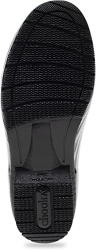 Chooka Polished Mid Drybrush Rain Boot, Black, 7 | Image 3
