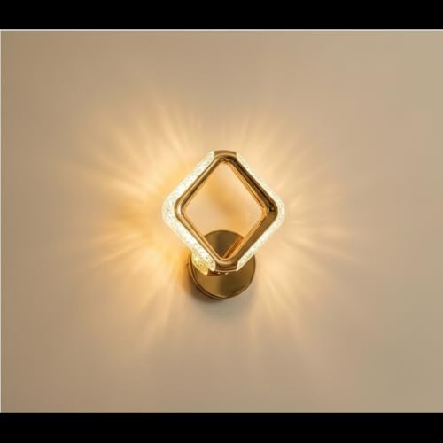 Image of Lyse Decor Wall Lights for Home Decoration LED Wall Light with 3 Color Modes, Easy Installation, Ideal for Modern Interiors, Bedroom, Living Room, Hallway, Office (2, WL90)