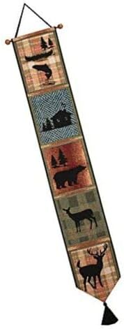 Manual TBPBLD Woodworkers & Weavers Tapestry Bell Pull, Bear Lodge,Home Office