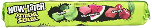 Now & Later EXTREME Sour Watermelon Soft Chews - 24 6-piece Bars