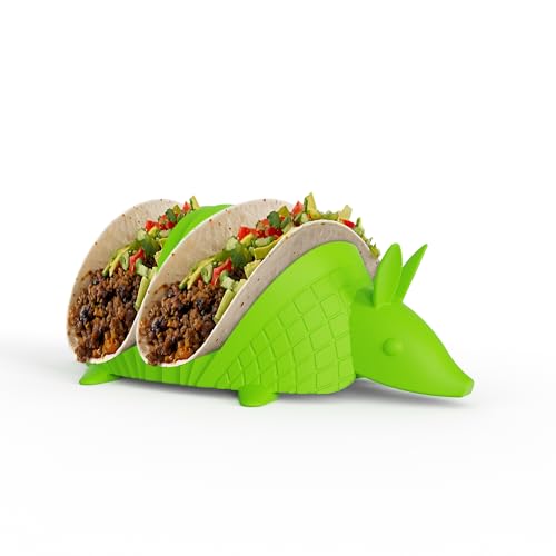 Pund'it Tacodillo Taco Holders, Set of 2 Armadillo Themed Taco Platters by Pund'it - Image 6