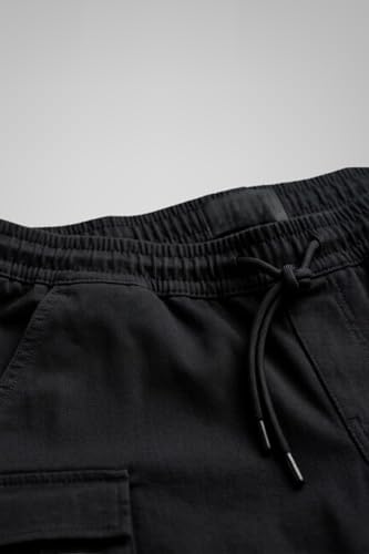 Image of Louis Philippe Men's Relaxed Straight fit Cuffed Bottom Hem for Jog & Travel Friendly with Multi Usage Pockets Casual Trouser