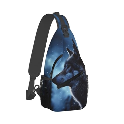 Bolso Masculino Cruzado Diagonal Mochila Bandolera Negra miniatura 3