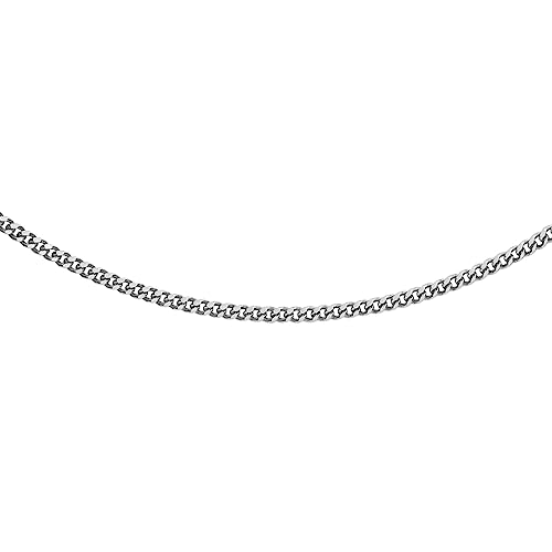 Carissima Collar de mujer con oro blanco de 9 K (375), 51 cm