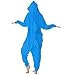 dressfan Animal Shark Onesie Cosplay Costume Christmas Halloween Pajamas for Unisex Adults Teens Kids Blue M