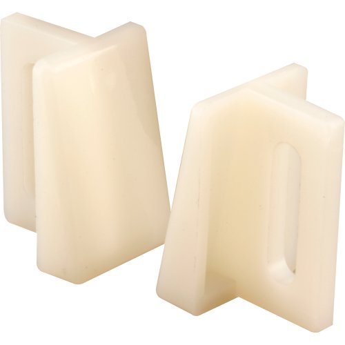 Prime-Line Pocket Door Guide & Bottom Guide Set, Jamb Mounted, Nylon & Plastic, 1-1/8 in. & 1-3/8 in. x 1-1/4 in., White miniatura 2