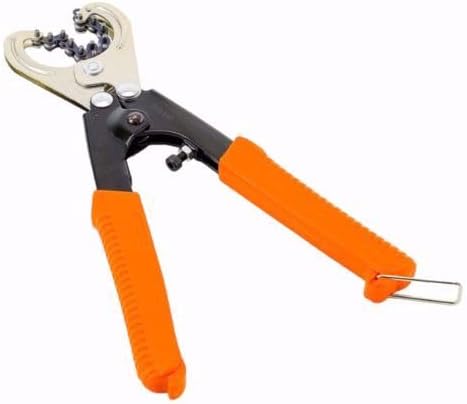 T100-370 Chain Type Gauge Glass & Porcelain Cutter Compound Action Tool for Oil Furnace Electrodes & Sight Glass