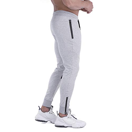 image for MAIKANONG Mens Tapered Joggers Basic Casual Gym Athletic Workout Bodyb