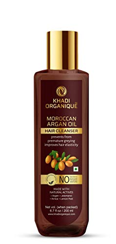 Image of Khadi Organique Moroccan Argan Premium Kit Shampoo, Conditioner And Oil For Healthy Hair