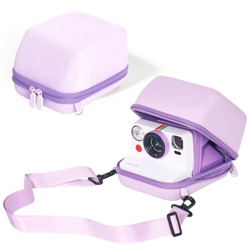 WOGOZAN Protective Case for Polaroid OneStep, OneStep+, Now, Now+ Gen 2, I-Type Instant Film Camera - Hard Shell Camera Case With Adjustable Shoulder Strap (Purple) (No Camera)