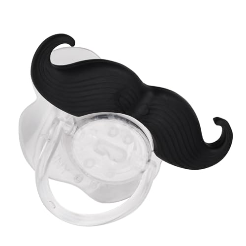 Qcwwy Labios de Chupete de bebé Divertidos Pacientes de Barba Silicona Binkies Divertidas para Niños y Niñas con Diseño Ergonómico y Tamaño Portátil para Bebés Regalos Alimentación con Leche en