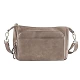 [リズデイズ] お財布ショルダーバッグ お財布バッグ ポシェット 斜めがけ レディース 多収納 (グレーベージュ)