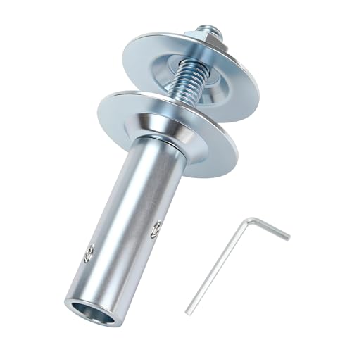 BLSGBUIDING 5/8 Fixed Bore Shaft Arbor Extension - Longer Version No Wobble for Buffing Grinding Wheels/For Bench Grinder - Right 1 Pack (Steel)