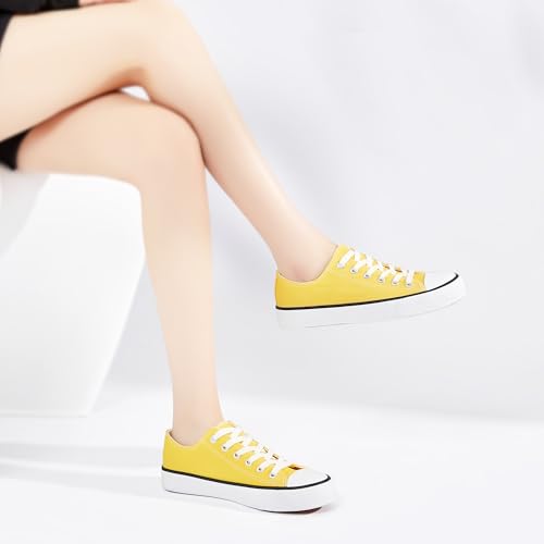 Image of Obtaom Unisex Canvas Shoes Low Top Fashion Sneakers Slip on Walking Shoe