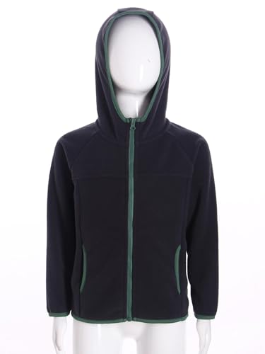 Aislor Kids Girls Boys Polar Fleece Full-Zip Hooded Jacket Long Sleeve Windproof Coat Hoodie Winter Warm Outerwear3