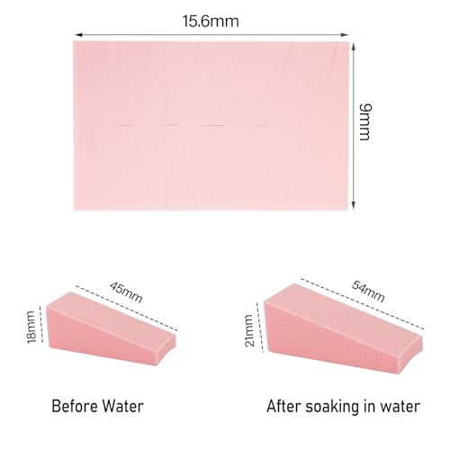 Set of 72 make-up sponges, make-up blender sponge set, cosmetic sponges, powder puffs, small - Image 4