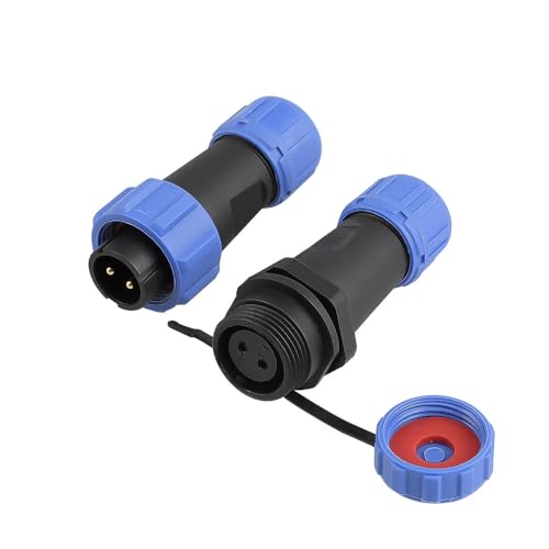 Conector de Aviación SP13 2 Pines Waterproof IP68 miniatura 1