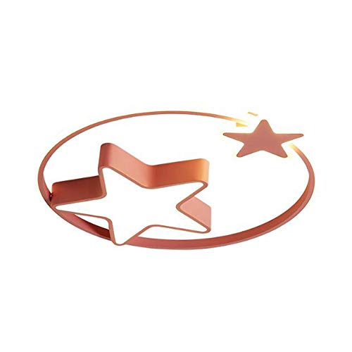 Plafón de techo LED moderno para dormitorio de niños con diseño de estrella 7