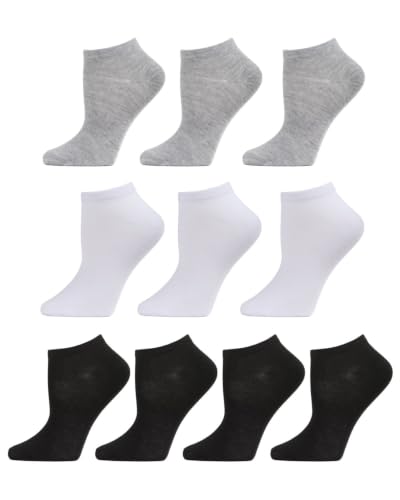 Image of MeMoi Women's 10-Pack Low Cut Ankle Socks, Running, Gym, Fitness Apparel