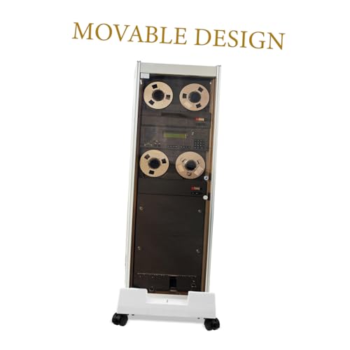Soporte móvil para torre de computadora TEHAUX con ruedas, carrito para CPU de piso, diseño ahorrador de espacio bajo el escritorio, compatible con gabinetes de torre miniatura 7