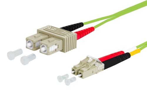 METZ CONNECT OpDAT Patchcable, SC-D/LC-D OM5, 2 m