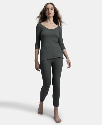 Image of Jockey 2520 Women Extra Warmth Super Combed Cotton Rich Thermal Leggings with StayWarm Technology