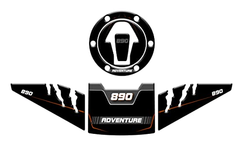 Autocollants KTM 890 Adventure protection 3D pour voyage