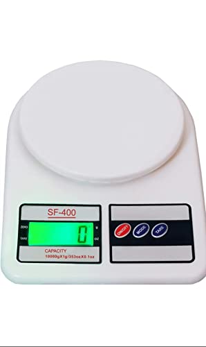 SPOMI DIGITAL KITCHEN WEIGHTING MACHINE MULTIPURPOSE ELECTRONIC WEIGHT SCALE WITH BACK LITE LCD DISPLAY FOR MEASURING FOOD,CAKE, VEGETABLE,