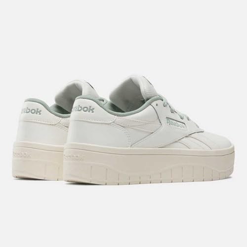 Reebok Court Advance Surge Shoes White, Chalk Vintage Chalk Hybrid Green, 38 EU