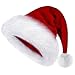 Christmas Hat, Santa Hats for Adults & Kids Red Velvet Comfort Extra Thicken Holiday Xmas Hat for New Year Festive Party