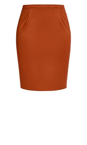 City Chic Women's Plus Size Skirt - Midi Tube4
