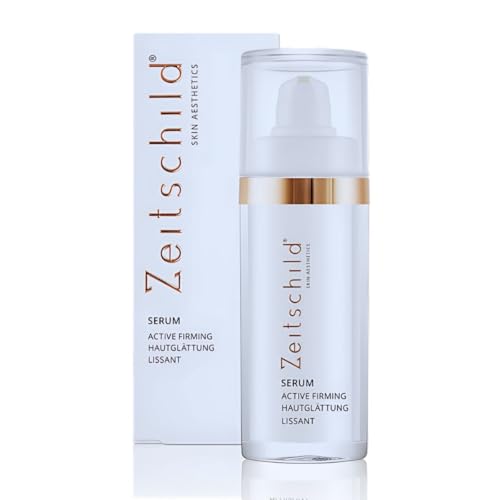 Zeitschild Sérum activo firmante – Suero antiedad hialurónico para reducir las arrugas y alisar la piel, reducción de arrugas para todo tipo de pieles, altamente concentrado, sin perfume, siliconas ni