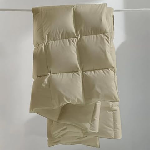 Bafode Throw Blanket, Feather Down Throw Blanket for Couch, Soft Lightweight Blanket for Indoor Outdoor Use 50"X70" Cover