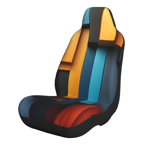 Couvre sieges auto à rayures amovibles pour siège de voiture de monospaces et de SUV