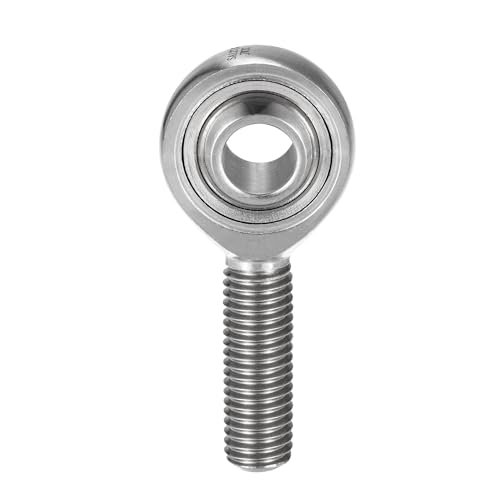 Embout rotule 12mm M12 roulement extrémité de tige acier inox mâle pas de vis droit