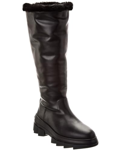 Stuart Weitzman Noho Cozy Leather Knee-High Boot