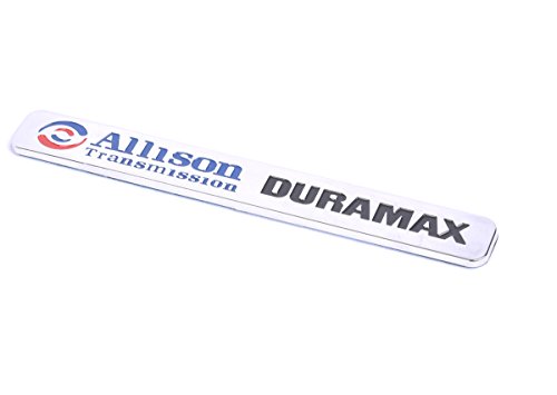 Image of Aimoll 2pcs Allison Transmission Duramax,for 3D Emblem 2500HD 3500HD Gm Chevrolet Silverado (Chrome)