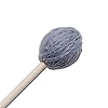 Vic FIrth - Signature Series Marimba Mallets - M126 - Robert Van Sice - Yarn - Synthetic Core - Hard - Grey #1